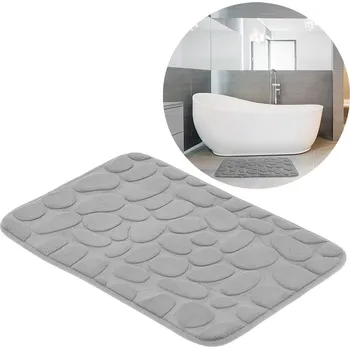 Koupelnová předložka HomeLife Koupelnová předložka SOFT FOAM 50 x 80 cm obdélník, šedá