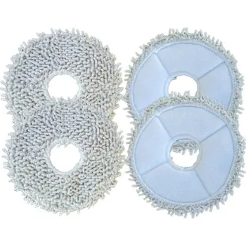 Utěrka pro robotický vysavač Mop k vysavači ROBOROCK QR 798 White Serie 4ks