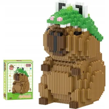ostatní stavebnice Stavebnice Kapybara Stavební sada na nářadí Figurka 1000 dílů