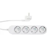 Shelly Power Strip 4 Gen4 Zigbee/Matter 12A chytrá zásuvka Bílá