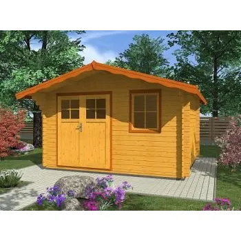 Zahradní domek Zahradní domek Laura 350x350 Ekonomik, dvoukřídlé dveře