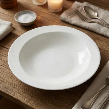 Talíř Hluboký talíř HOMEDELUX VINCENT 21 cm bílý