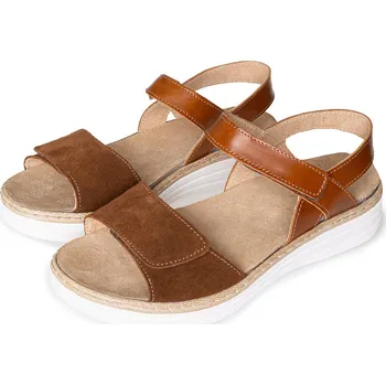 Dámské sandále Vlnka Dámské kožené sandály Veronika hnědá velikost obuv dospělí 38