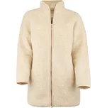 Vlnka Vlněná mikina se zipem a kapsami béžová velikost oblečení XL