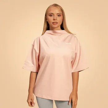 Dámské tričko BeastPink Dámské tričko Oversized Bliss Pink S růžová