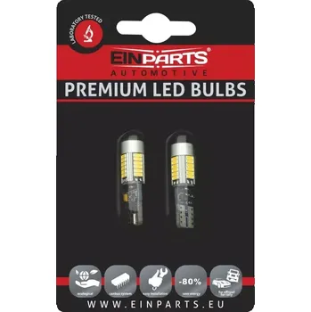 Povinná bezpečnostní výbava EPL25 LED žárovky W5W (27 x SMD 4014) 6000K CANBUS