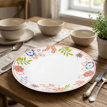 Talíř Jídelní talíř ODELO ESMENE FOLK 25 cm