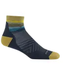 Darn Tough Run Quarter Ultra-lightweight Cushion pánské ponožky Skyracer Blue vel. M (41-42)