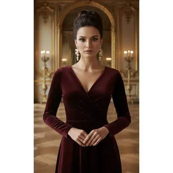 Souprava šperků Perličkové náušnice Royal Cascade ve zlaté barvě (Dlouhé náušnice)