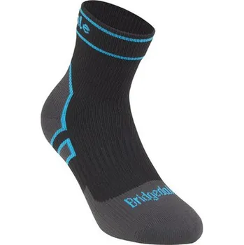 Dámské termo ponožky Bridgedale Storm Sock MW Ankle nepromokavé ponožky 845 black - XL (12+) / EU 48+ / 29+ cm