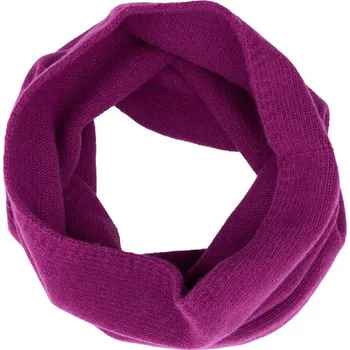 Šála Vlnka Vlněný nákrčník Supersoft Merino s kašmírem Komin fialová