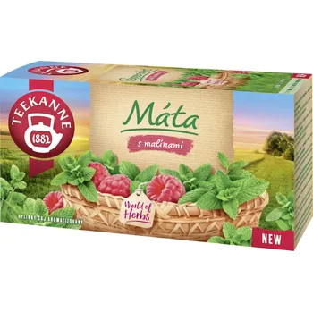 Čaj Teekanne Máta s malinami 20x 1,5 g