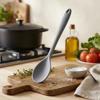 Příbor Silikonová lžíce ODELO FLORIS 28 cm šedá