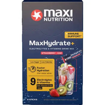 Hydratační prášek + Imunita, příchuť jahoda-kiwi 128 g (8 x 16 g)