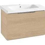 Villeroy & Boch Architectura - Skříňka s umyvadlem, 75x47x42 cm, 1 zásuvka, Nordic Oak 4A878001SVJ