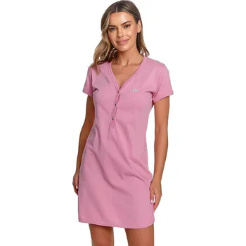 Dámská noční košile Dámská noční košilka Lor korunka starorůžová M