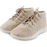 Vlnka Vlněné kotníkové tenisky Woolee béžová velikost obuv dospělí 46