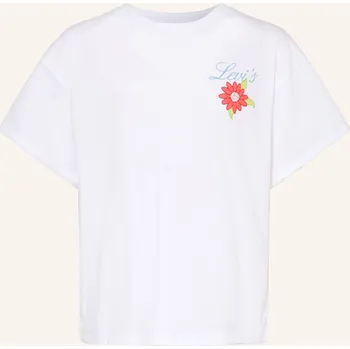 Dámské tričko Levi's® Dívčí Tričko, bílá / neonově červená / modrá, 176