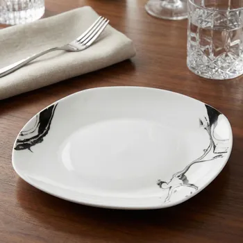 Talíř Dezertní talíř čtvercový ODELO KOSIMA 20 cm bílý