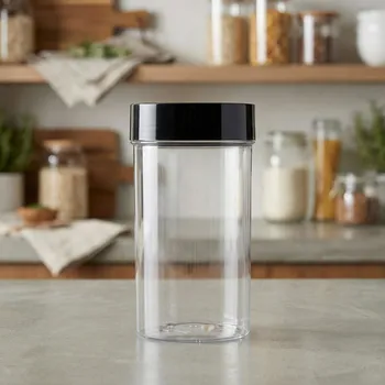 Dóza na potraviny Kulatá dóza DAILY INTERNATIONAL HOME ENOLA 2,4 l průhledná