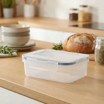 Dóza na potraviny Dóza na potraviny s klipy DAILY INTERNATIONAL HOME MICRO 0,45 l průhledná