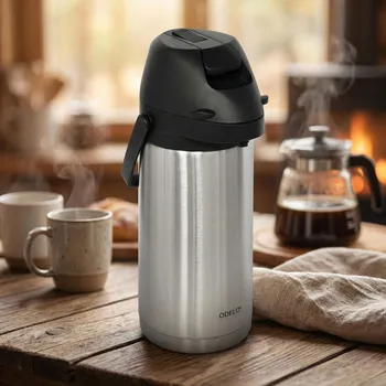 Termoska Termos s pumpičkou ODELO STELLAN 1,9 l stříbrný