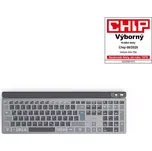 Hama bezdrátová Multi Device klávesnice WK-750, nabíjecí