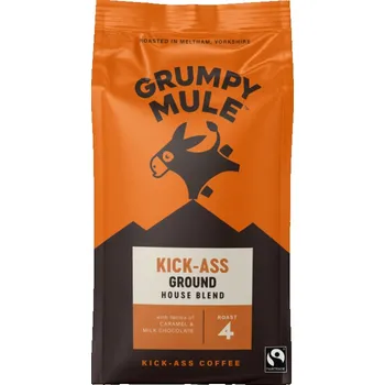 Káva Grumpy Mule Kick Ass House mletá káva Arabica 200g