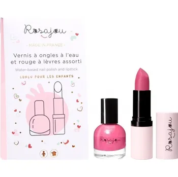 dětské šminky a malovátka Rosajou Duo Nail polish Lipstick "Rubis" VEGAN