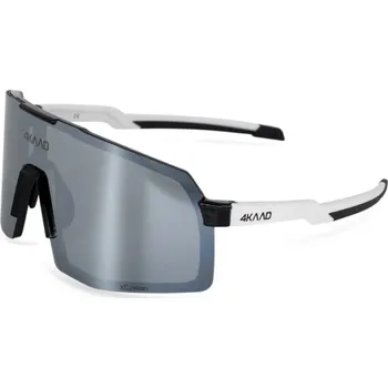 Sluneční brýle Brýle 4KAAD BEAT RACE - Shiny White, Silver Mirror