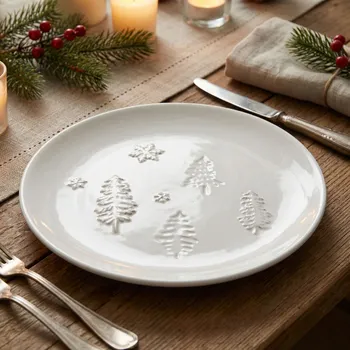 Talíř Talíř jídelní zimní ODELO FANNAR 25 cm bílý