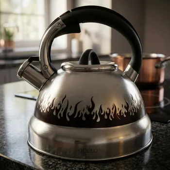 Konvice na čaj Nerezová konvice ODELO LORIS MAGIC 2,7 l stříbrný plamen