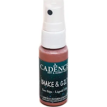Speciální výtvarná barva Cadence Metalická třpytivá barva ve spreji Cadence Shake & Gilt, 25 ml - copper, měděná