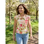 Dámská halenka Blutsgeschwister Que sera, sera Béžová velikost L