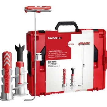 Hmoždinka Fischer 558626 DUO-Line Box s výběrem hmoždinek 833 díly
