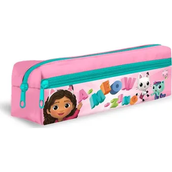 Penál Euroswan Školní penál etue GÁBININ KOUZELNÝ DOMEK 2 kapsy 22 cm