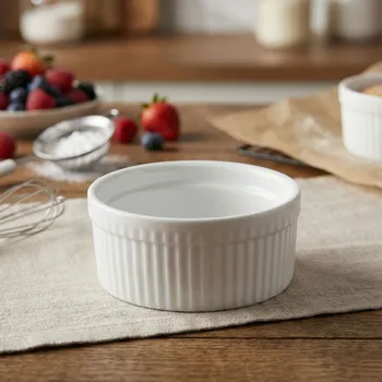 Jednorázové nádobí Kokilka DAILY INTERNATIONAL HOME TORE 11,6 × 4,8 cm bílá