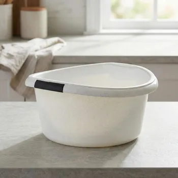 Koš na prádlo Miska s uchyty DAILY INTERNATIONAL HOME ROSALIE 10 l mramor