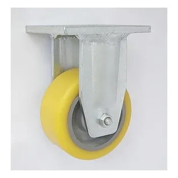 Pojezdové kolečko Polyuretanové kolo 100 mm pevná vidlice