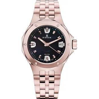 Hodinky Dámské hodinky Delfin Edox 5310037RMNANRND