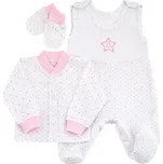 ESITO Hvězdička 3dílná souprava růžová