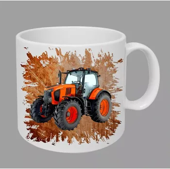 Moon River Kubota hrnek s traktorem oranžový obsah 330 ml (hrneček traktor)