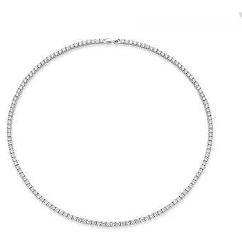 Řetízek Olivie Stříbrný tenisový 45cm/3mm náhrdelník 7286 Ag 925; ≤21 g.
