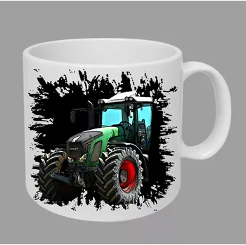 Moon River Fendt 930 hrnek s traktorem černý obsah 330 ml (hrneček traktor)