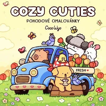 omalovánky Coco Wyo - Cozy Cuties - Pohodové omalovánky - Alicanto