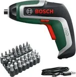 BOSCH Akumulátorový šroubovák IXO 7 Bit Set 06039E000B