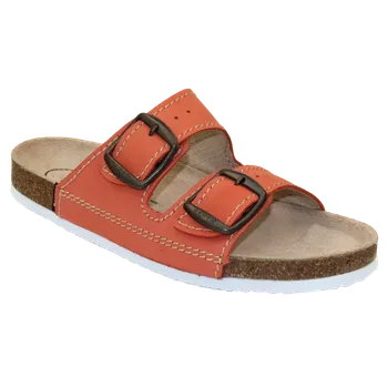 Dámské pantofle Santé D/21N/42/BP lososové dámské otevřené pantofle 41