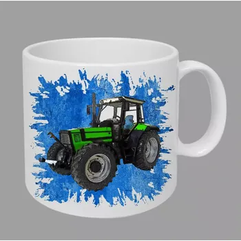 Moon River Deutz-Fahr hrnek s traktorem modrý obsah 330 ml (hrneček traktor)