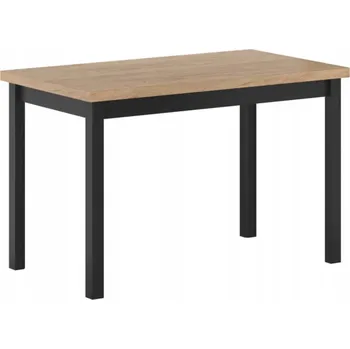 Jídelní stůl Furnitex | Stůl ST23-FX dub zlatý craft /nohy černé/ 68x120 ST 23-FX DĄB ZŁOTY CRAFT-CZARNY 68x120