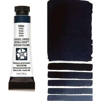 Výtvarná barva Akvarelová barva Daniel Smith Extra Fine, 5ml - modrá Barva: 46 - Indigo